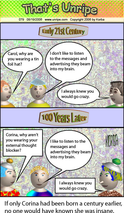 cartoon 79, tinfoil hat